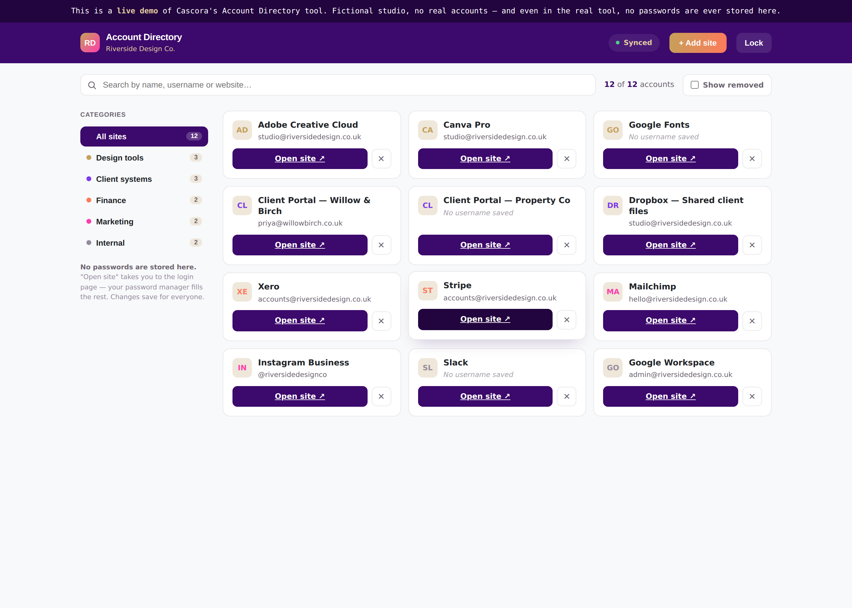 Account Directory
