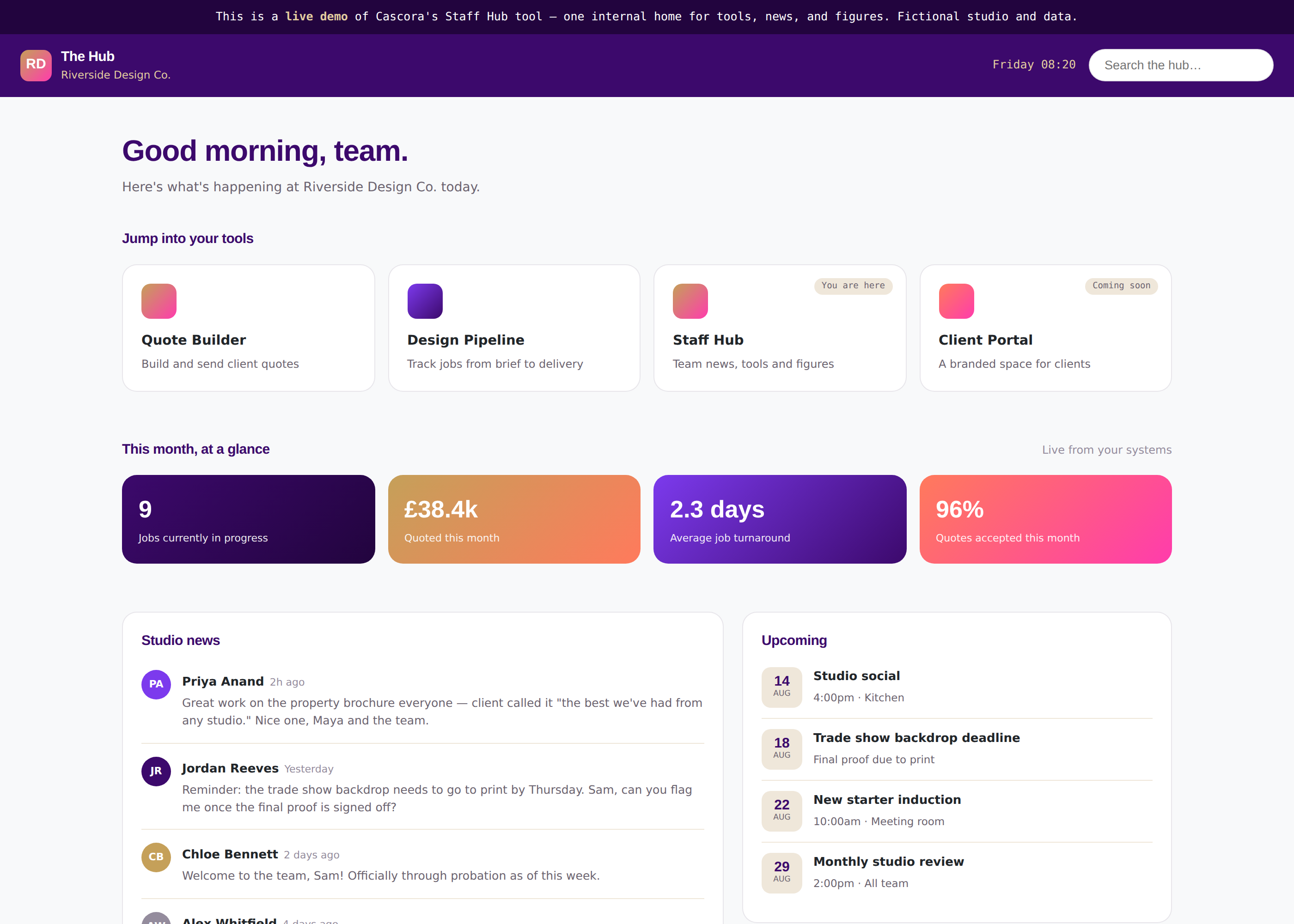 Staff Hub